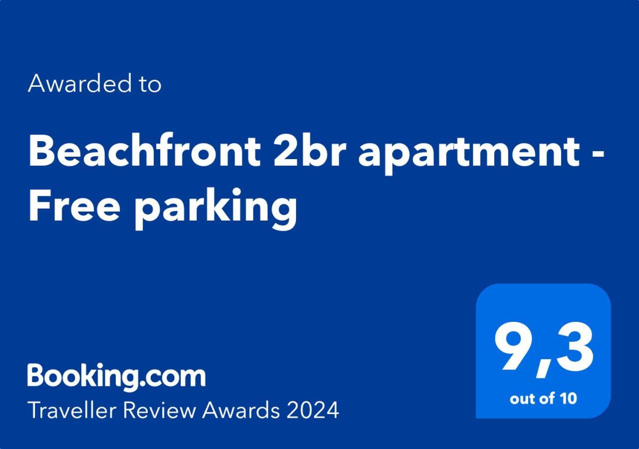 Beachfront 2Br Apartment - Free Parking Ливадион Экстерьер фото